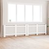 vidaXL Cache-radiateurs 2 pcs Blanc 172x19x81,5 cm MDF