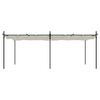 vidaXL Pergola avec toit r&eacute;tractable cr&egrave;me 589x292x230 cm