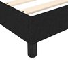 vidaXL Sommier &agrave; lattes de lit avec matelas Noir 90x200 cm Tissu