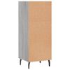 vidaXL Buffet sonoma gris 34,5x32,5x90 cm bois d'ing&eacute;nierie