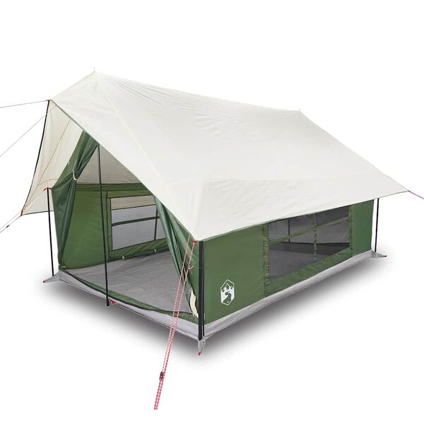 vidaXL Tente de camping 5 personnes vert imperméable