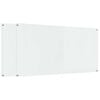 vidaXL Cr&eacute;dence de cuisine 2 pcs Transparent 120 x 60 cm verre tremp&eacute;