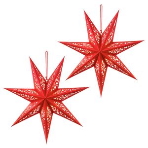vidaXL &Eacute;clairage de No&euml;l RAAHE 2 pc 10 LED Blanc chaud 45 x 6 x 45 cm