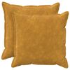 vidaXL Housse de coussin 2 pc HOUTEN Jaune 60 x 60 cm