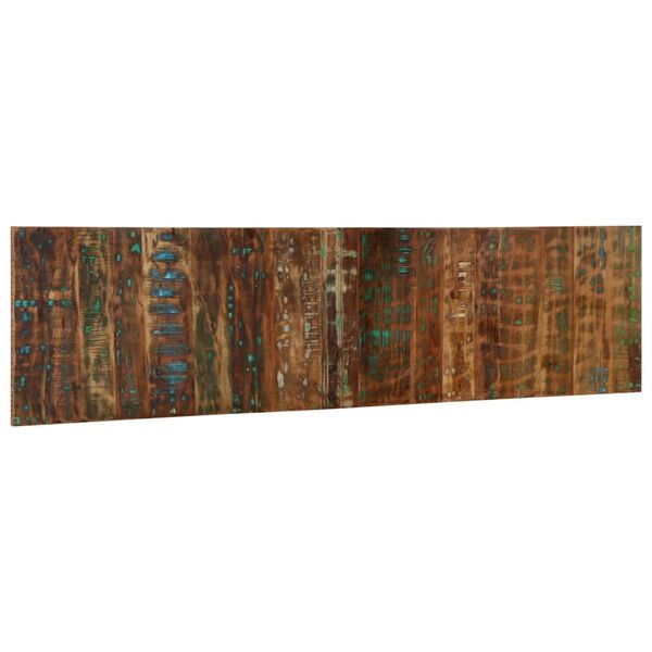 vidaXL T&ecirc;te de lit multicolore 200 cm bois massif r&eacute;cup&eacute;ration