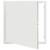vidaXL Panneau d'Acc&egrave;s Blanc 43 x 43 x 3 cm Acier