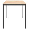 vidaXL Table de bar Naturel 110 x 55 x 105 cm Bois de pin massif