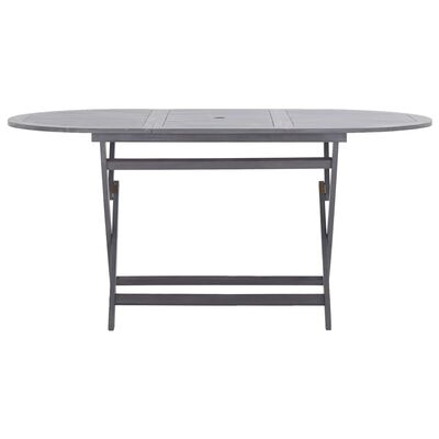 vidaXL Table pliable de jardin 160 x 85 x 75 cm Bois d'acacia massif
