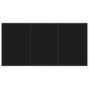 vidaXL Ensemble de salle &agrave; manger pour jardin 5 pcs Noir Poly rotin