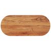 vidaXL Dessus de table 100x40x3,8 cm ovale bois massif d'acacia