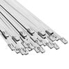 vidaXL Attache de c&acirc;ble 25 pc 4,6 x 500 mm Argent&eacute;