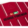 GEORGE FOREMAN Gril compact Acier S Rouge