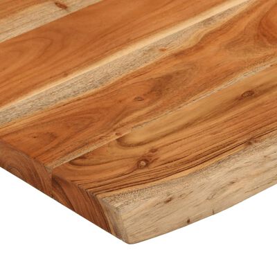 vidaXL Dessus de table 90x60x3,8 cm rectangulaire bois massif d'acacia