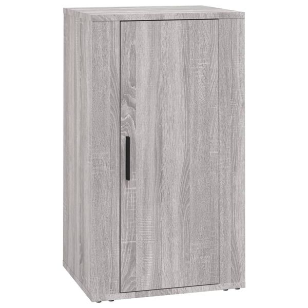 vidaXL Buffet Sonoma gris 40x33x70 cm Bois d'ing&eacute;nierie