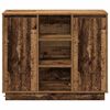 vidaXL Buffet LED Bois ancien 90 x 32 x 75 cm Bois d'ingénierie