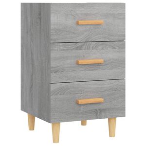 vidaXL Table de chevet sonoma gris 40x40x66 cm bois d'ing&eacute;nierie