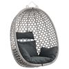 vidaXL Fauteuil &oelig;uf suspendu sans support polyrotin 92 x 57,5 x 110 cm