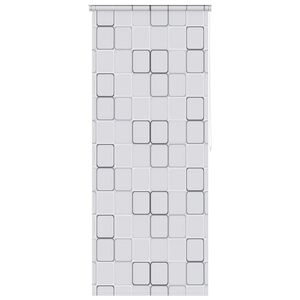 vidaXL Store roulant de douche 80x240 cm Carré