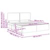 vidaXL Cadre de lit Ch&ecirc;ne fum&eacute; 180 x 200 cm Bois de pin massif