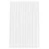 vidaXL Rideau en Dentelle Blanc 300 x 300 cm Polyester