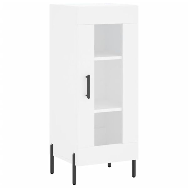 vidaXL Buffet blanc 34,5x34x90 cm bois d'ing&eacute;nierie