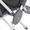 vidaXL Chaise haute pour b&eacute;b&eacute; Gris et blanc