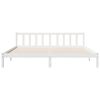 vidaXL Cadre de lit extra long sans matelas 180x210 cm bois massif pin