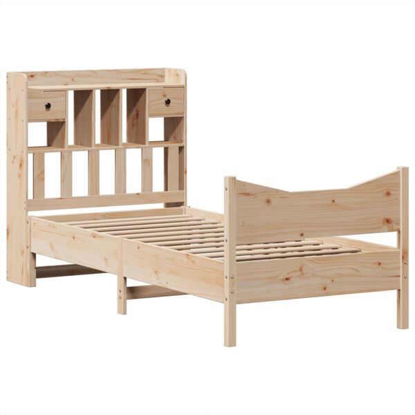 vidaXL Cadre de lit sans matelas 90x190 cm bois de pin massif
