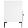 vidaXL Tables de chevet 2 pcs blanc 40x35x47,5 cm bois d&rsquo;ing&eacute;nierie