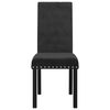 vidaXL Chaises &agrave; manger lot de 2 noir velours