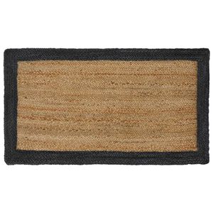 vidaXL Tapis de surface Gris fonc&eacute; 60 x 110 cm Jute