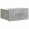 vidaXL Cabinet de chevet mural Gris b&eacute;ton 49 x 34,5 x 24 cm