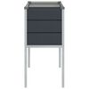 vidaXL Jardini&egrave;re Anthracite 100 x 45 x 90 cm Acier galvanis&eacute;