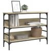 vidaXL Table console chêne sonoma 100x32x75 cm bois d'ingénierie