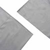 vidaXL Serviettes de chaise d'ext&eacute;rieur 2 pcs Gris fonc&eacute; 130 x 60 cm