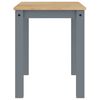 vidaXL Table &agrave; manger Panama gris 112x60x75 cm bois massif de pin
