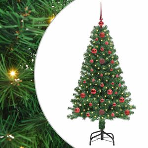 vidaXL Sapin de No&euml;l artificiel Vert 120 cm PVC, Acier et Plastique