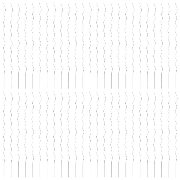vidaXL Supports de plantes en spirale 50 pcs Acier galvanis&eacute; 170 cm