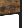 vidaXL Cadre de lit en métal sans matelas chêne fumé 180x200 cm