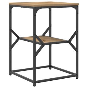 vidaXL Table d'appoint Ch&ecirc;ne artisanal 41 x 40 x 60 cm