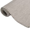 vidaXL Tapis &agrave; tissage plat d'ext&eacute;rieur 80x150 cm gris clair
