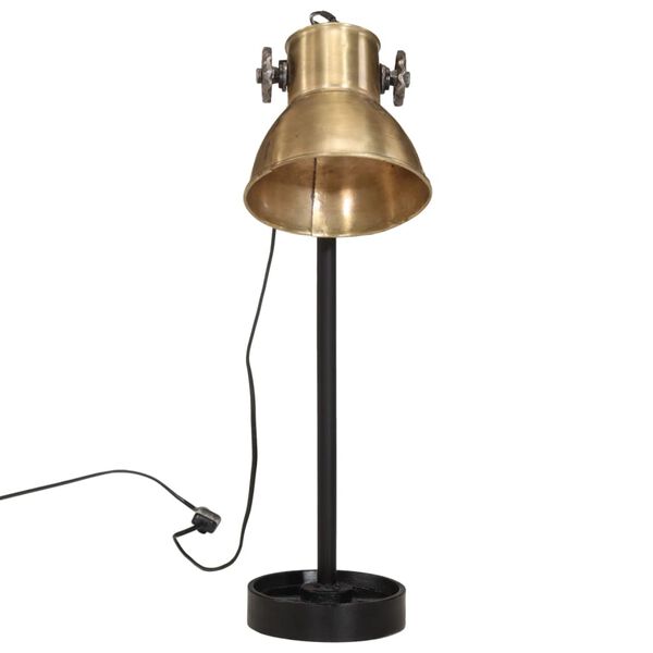 vidaXL Lampe de bureau 25 W laiton antique 15x15x55 cm E27