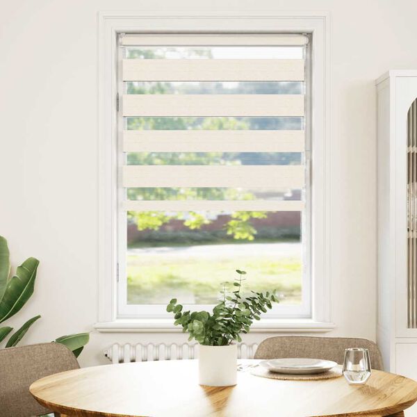 vidaXL Store z&egrave;bre beige marbr&eacute; largeur du tissu 75,9 cm polyester