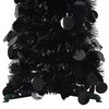 vidaXL Sapin de No&euml;l artificiel escamotable noir 180 cm PET