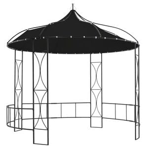 vidaXL Belv&eacute;d&egrave;re 300 x 290 cm Anthracite Rond