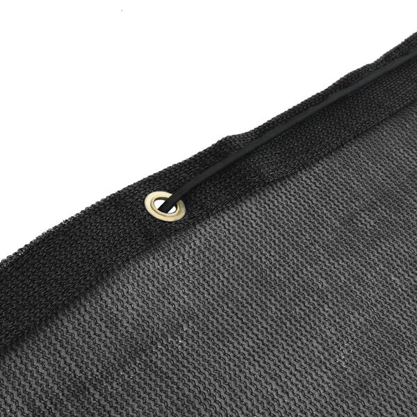 vidaXL Filet de conteneur PEHD 4 x 8 m Noir