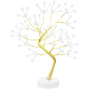 vidaXL Mini sapin de No&euml;l starburst 2 pc Dor&eacute; 12 x 50 cm Acier 108 LED