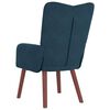 vidaXL fauteuil Bleu 63 x 67 x 94 cm Velours