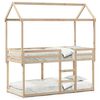 vidaXL Lit superpos&eacute; sans matelas 75x190 cm bois de pin massif