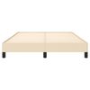 vidaXL Cadre de lit sans matelas cr&egrave;me 140x200 cm tissu